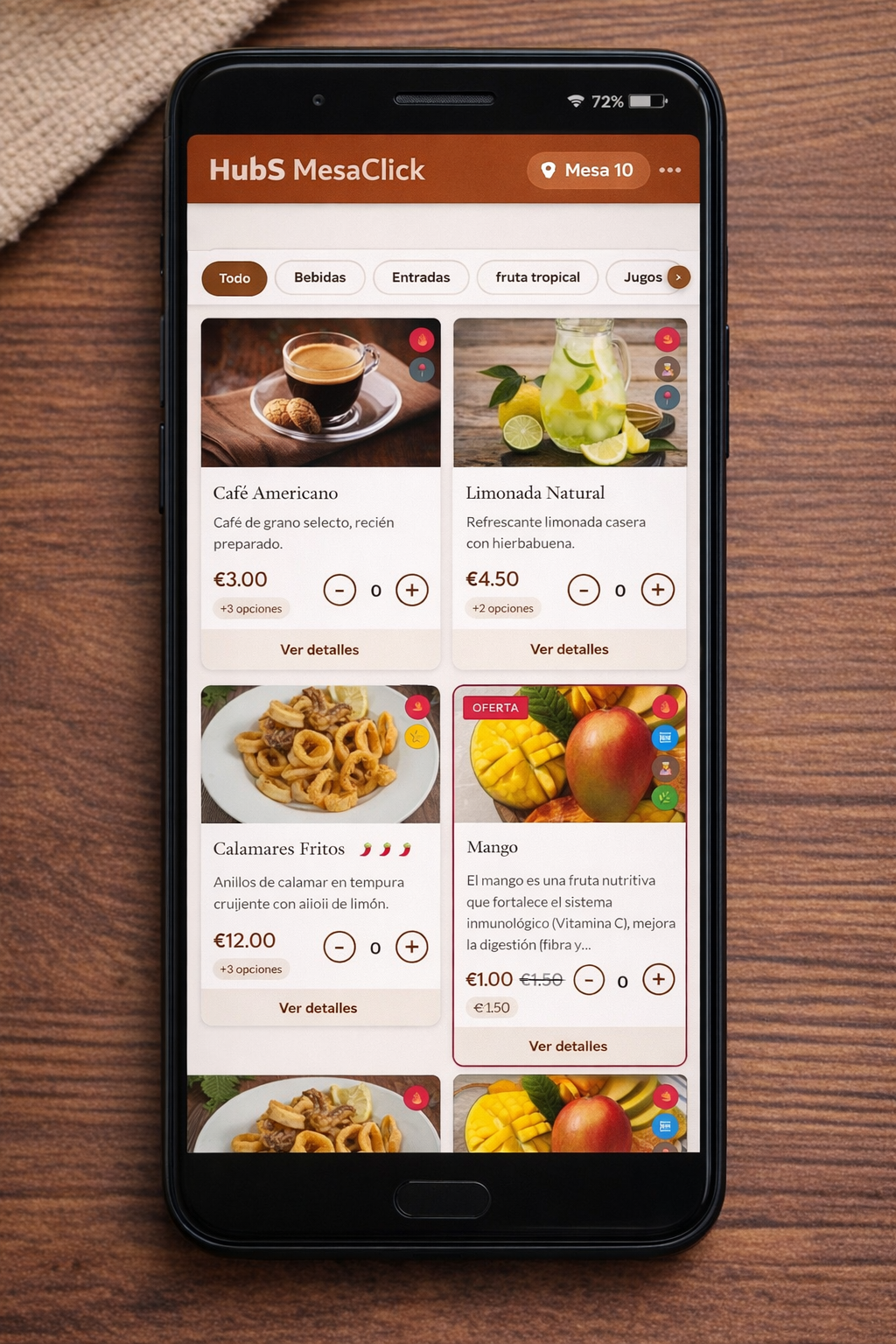 HubsMesaClick - Menu digital QR para restaurantes