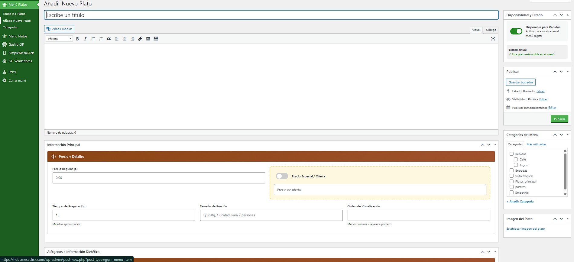 Alérgenos en el Menú Digital: Cómo Cumplir la Normativa Fácilmente en tu Restaurante