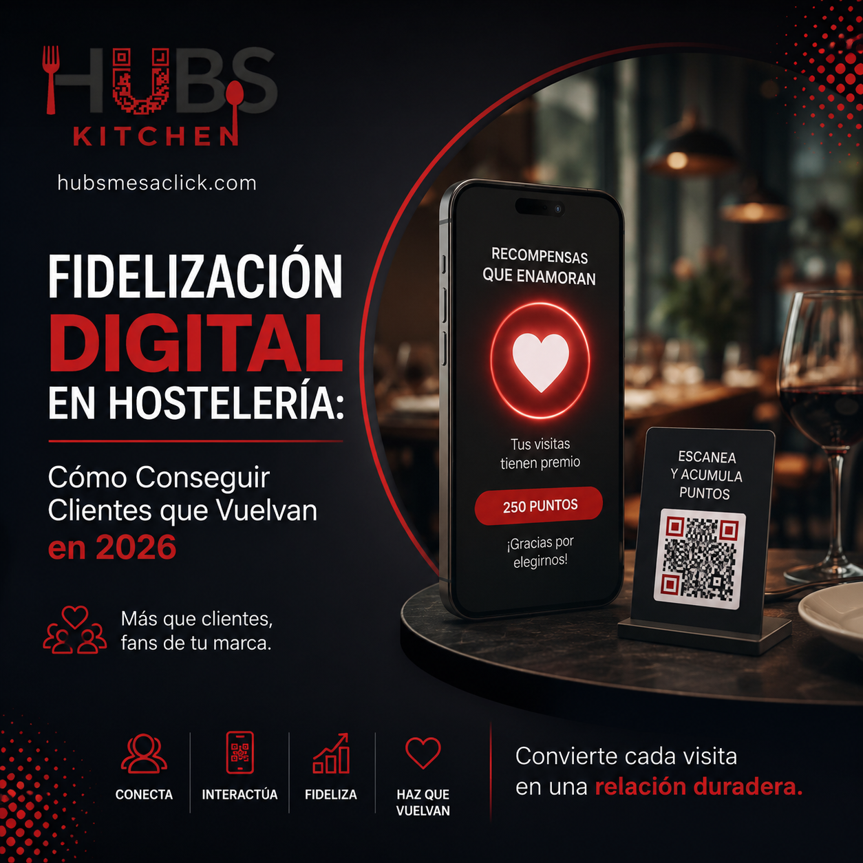 Fidelización Digital en Hostelería: Cómo Conseguir Clientes que Vuelvan en 2026